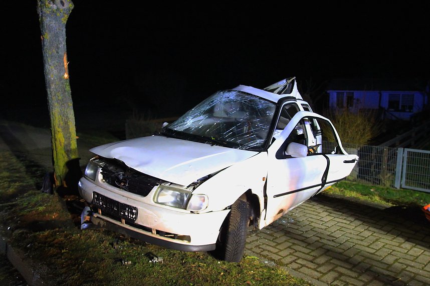 Schwerer Verkehrsunfall am Abend