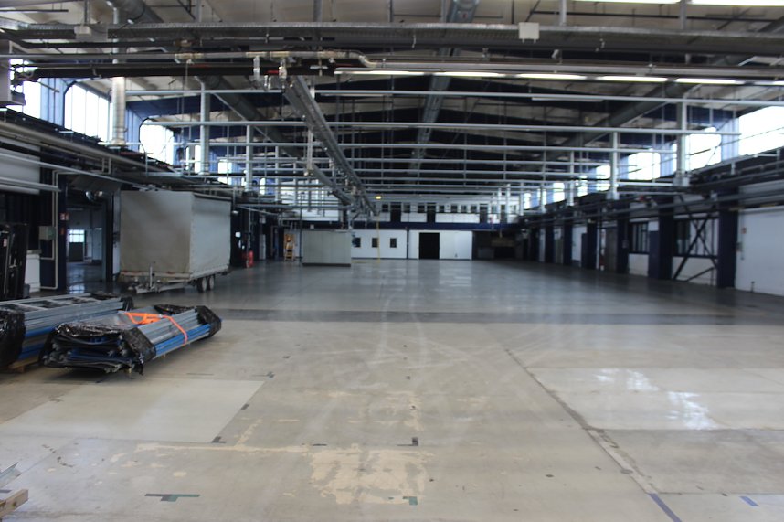 Ortsbegehung einer m&ouml;glichen neuen Halle f&uuml;r Federn O&szlig;wald