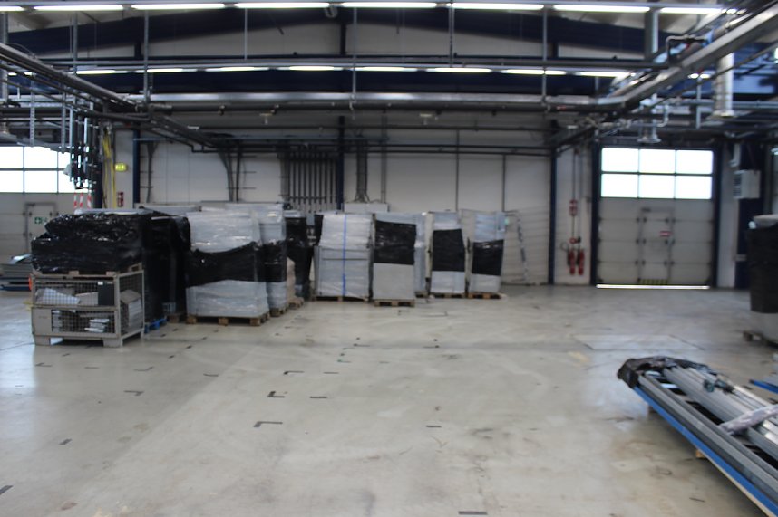 Ortsbegehung einer m&ouml;glichen neuen Halle f&uuml;r Federn O&szlig;wald