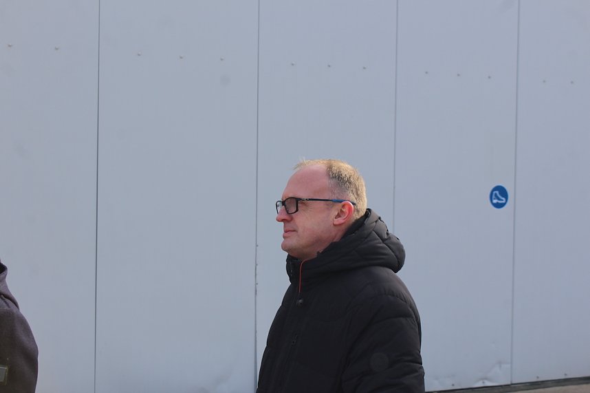 Ortsbegehung einer m&ouml;glichen neuen Halle f&uuml;r Federn O&szlig;wald