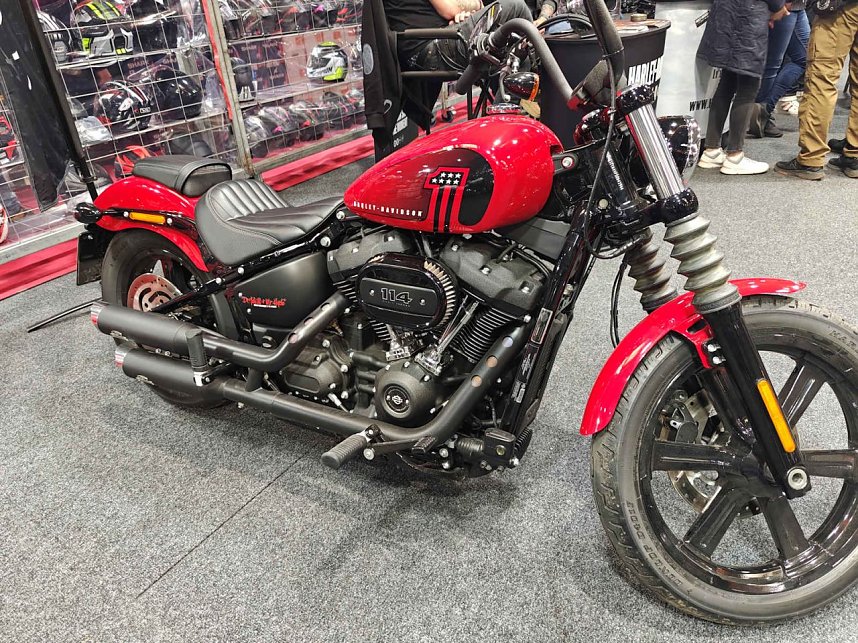 Peter Blei auf der Motorradmesse Erfurt