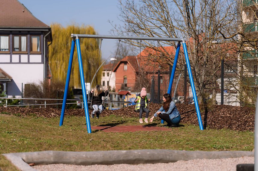 Spielplatz Bad Nauheimer Stra&szlig;e in Bad Langensalza, an "Nutzer" &uuml;bergeben