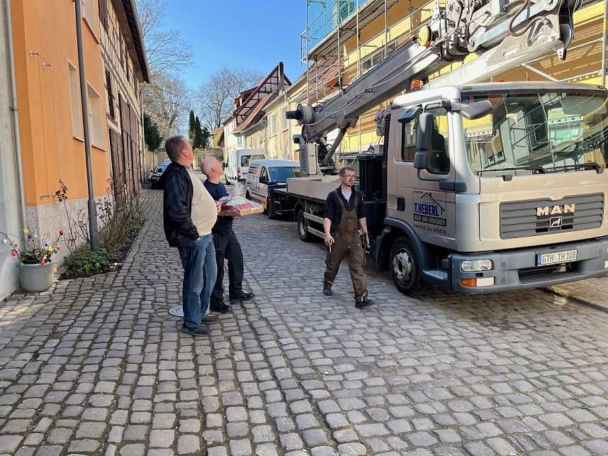 Richtfest in der Holzgasse 10/11