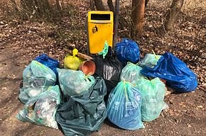 M&uuml;llsammelaktion des BUND M&uuml;hlhausen