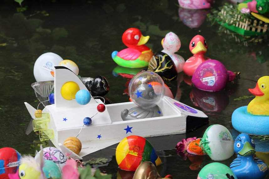 Entenrennen 2025 in Bad Langensalza 