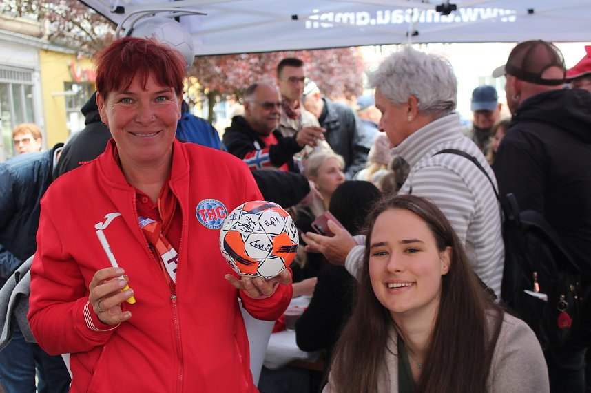 Empfang der Europacup-Siegerinnen in Bad Langensalza