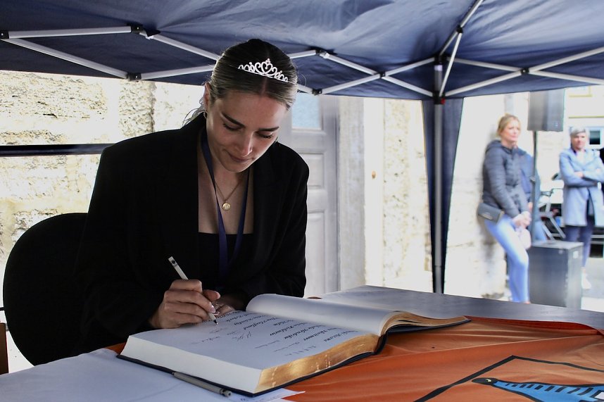 Empfang der Europacup-Siegerinnen in Bad Langensalza