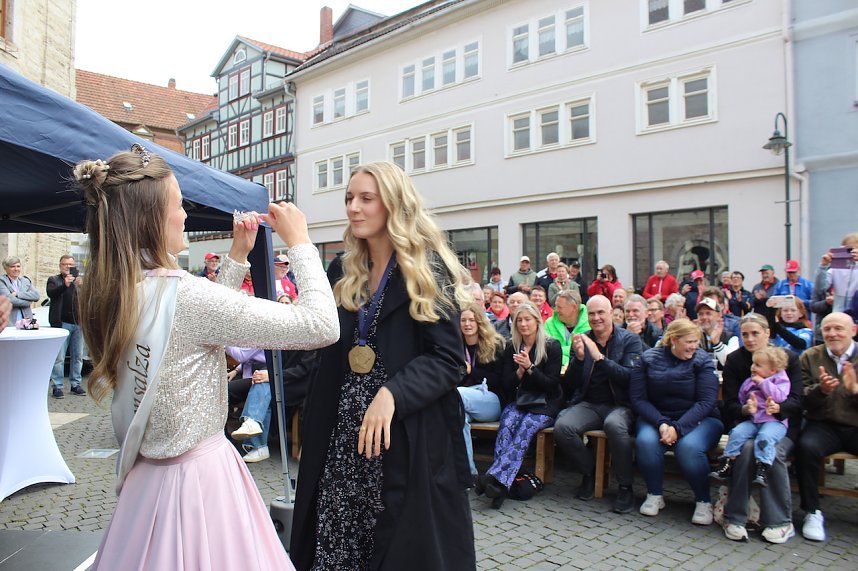 Empfang der Europacup-Siegerinnen in Bad Langensalza