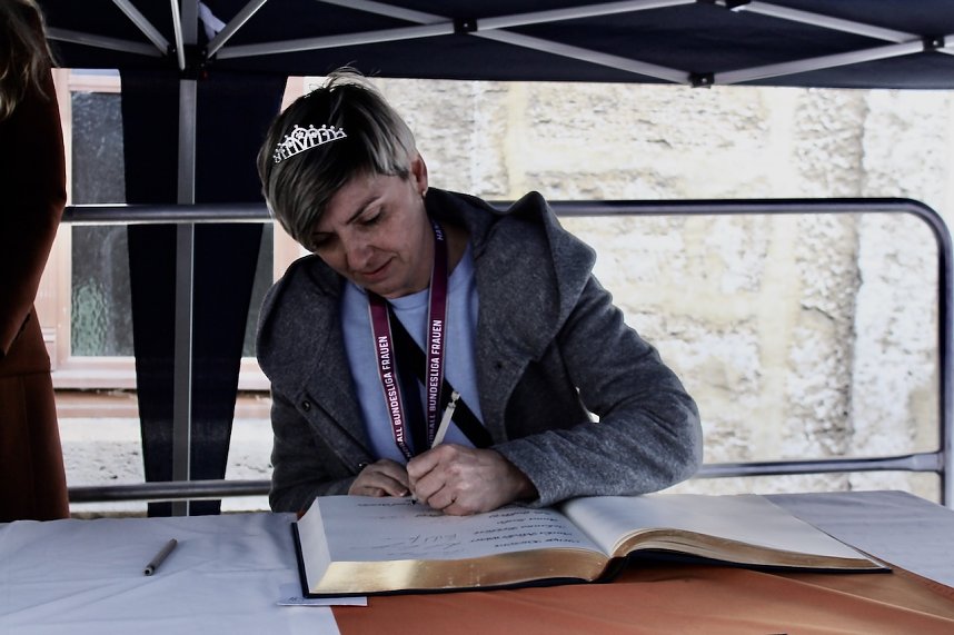 Empfang der Europacup-Siegerinnen in Bad Langensalza