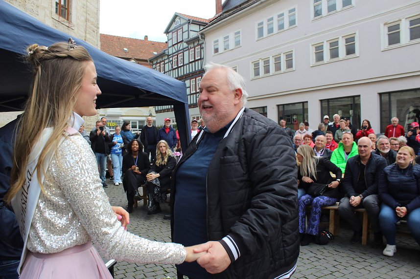 Empfang der Europacup-Siegerinnen in Bad Langensalza