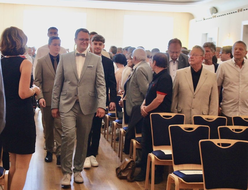 Feierliche Zeugnisvergabe an die Abiturientinnen und Abiturienten des Salza Gymnasiums in Bad Langensalza