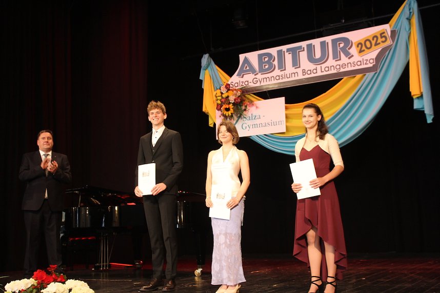 Feierliche Zeugnisvergabe an die Abiturientinnen und Abiturienten des Salza Gymnasiums in Bad Langensalza