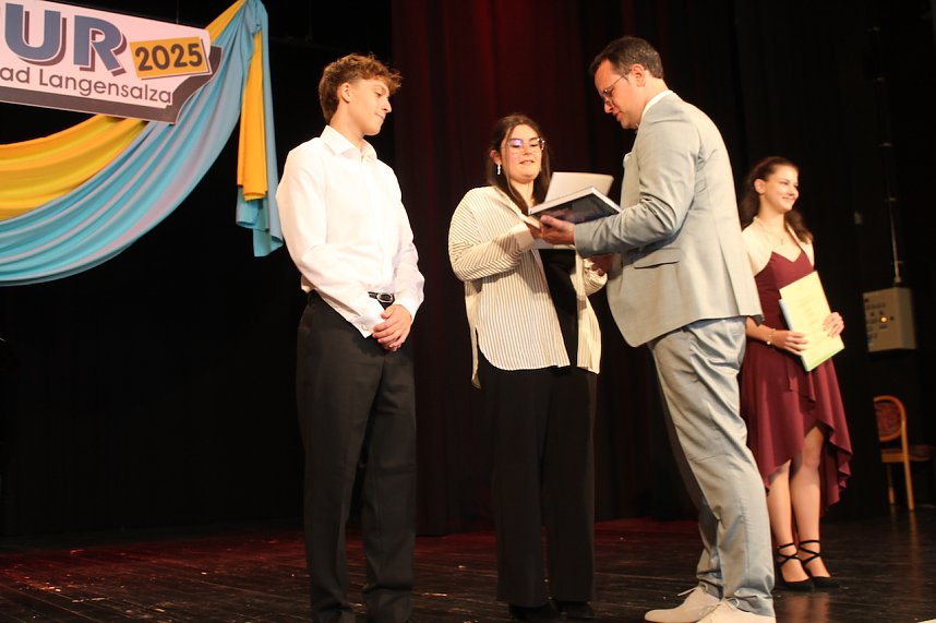 Feierliche Zeugnisvergabe an die Abiturientinnen und Abiturienten des Salza Gymnasiums in Bad Langensalza