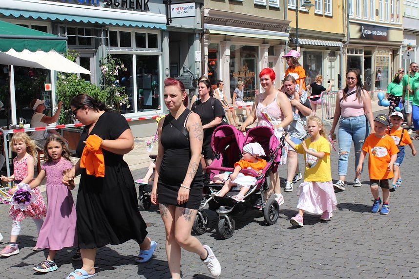 Brunnenfestumzug Bad Langensalza Teil 1