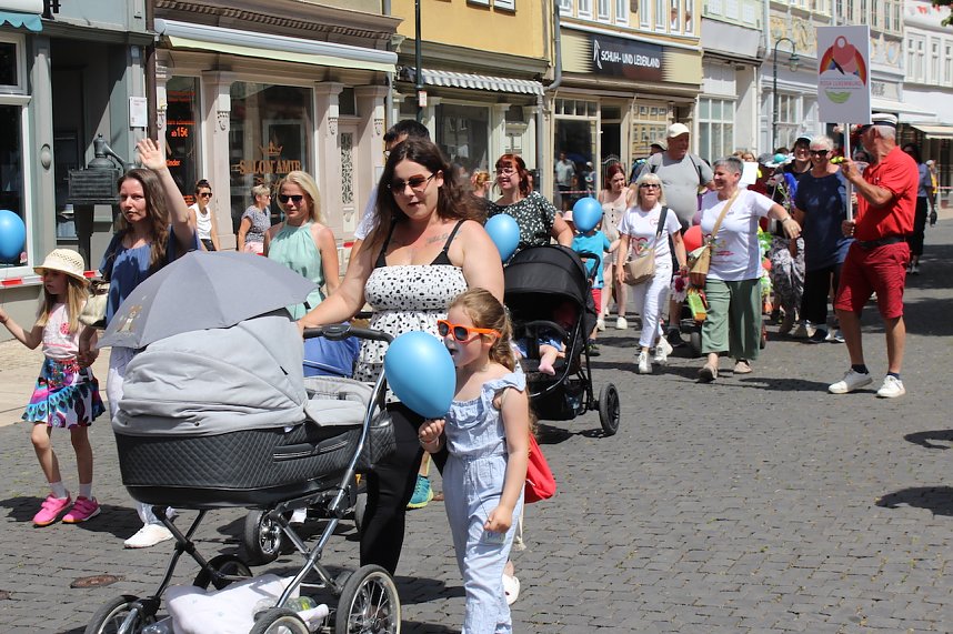 Brunnenfestumzug Bad Langensalza Teil 1