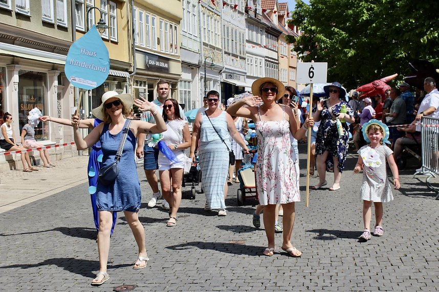 Brunnenfestumzug Bad Langensalza Teil 1