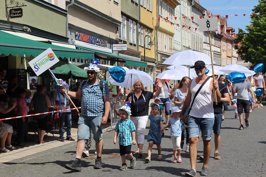 Brunnenfestumzug Bad Langensalza Teil 1