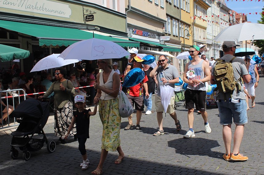 Brunnenfestumzug Bad Langensalza Teil 1