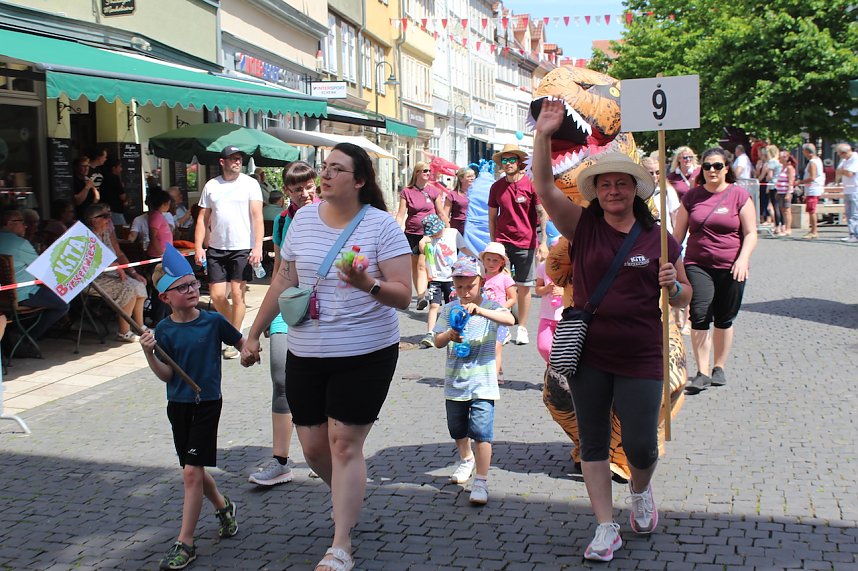 Brunnenfestumzug Bad Langensalza Teil 1
