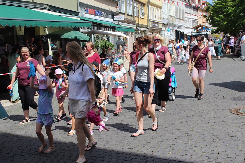 Brunnenfestumzug Bad Langensalza Teil 1
