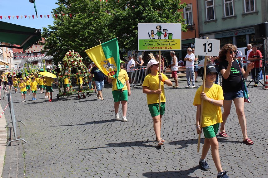 Brunnenfestumzug Bad Langensalza Teil 1