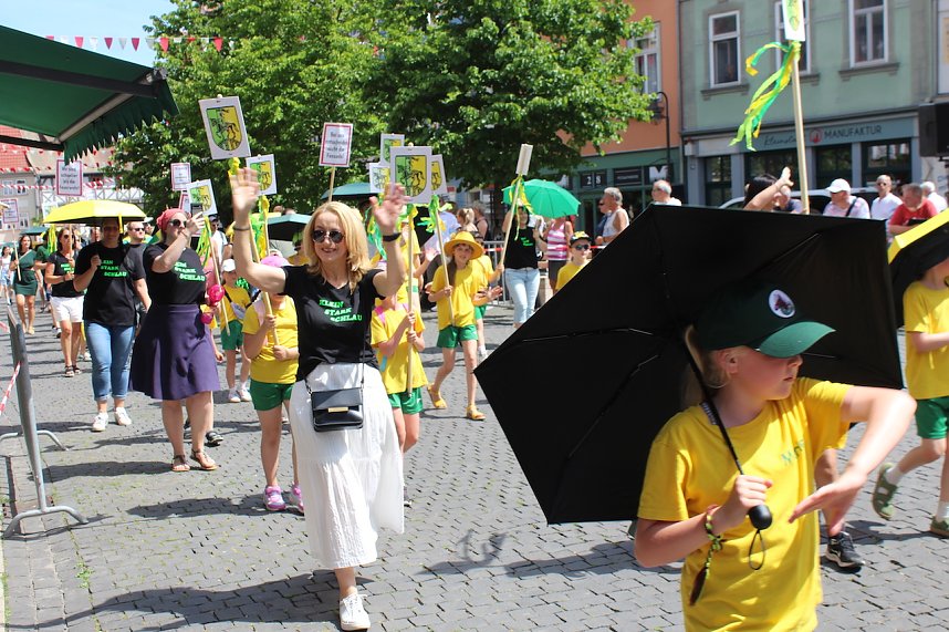 Brunnenfestumzug Bad Langensalza Teil 1
