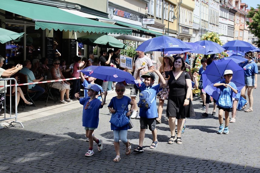 Brunnenfestumzug Bad Langensalza Teil 1