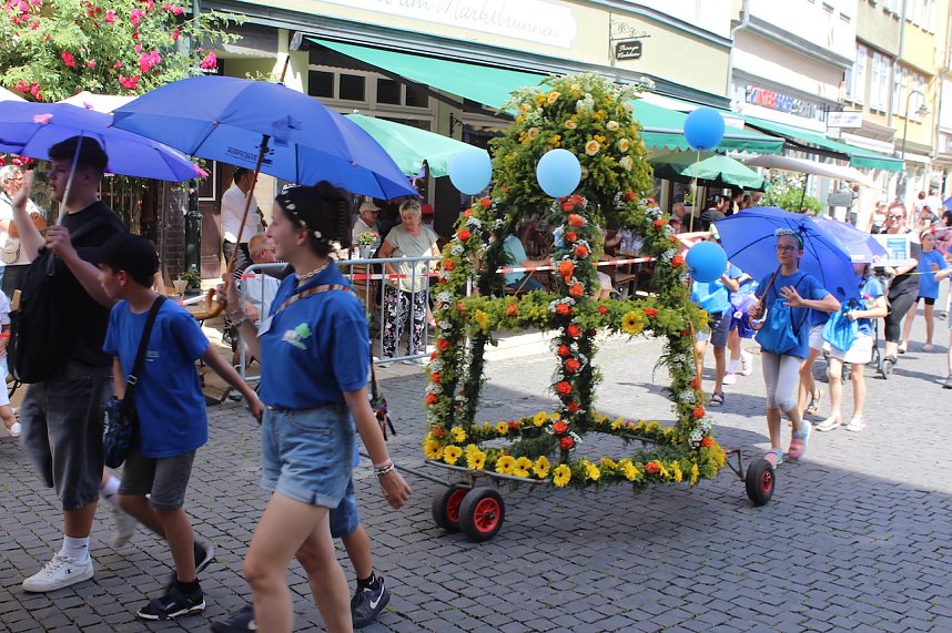 Brunnenfestumzug Bad Langensalza Teil 1