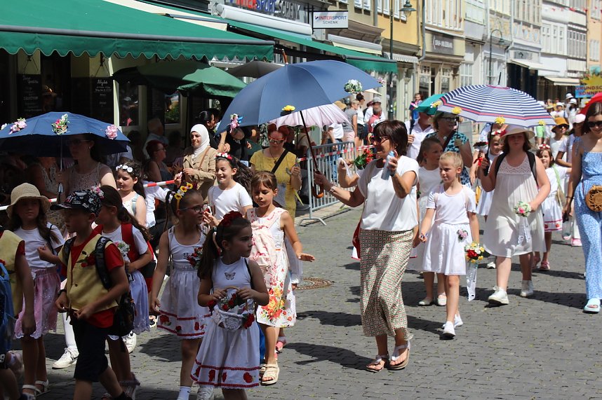 Brunnenfestumzug Bad Langensalza Teil 1