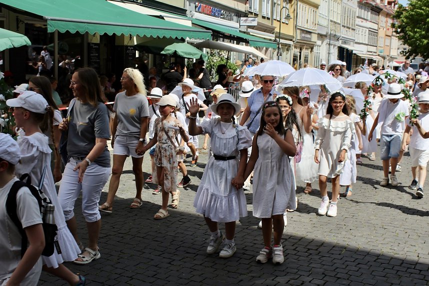 Brunnenfestumzug Bad Langensalza Teil 1