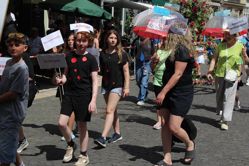 Brunnenfestumzug Bad Langensalza Teil 1