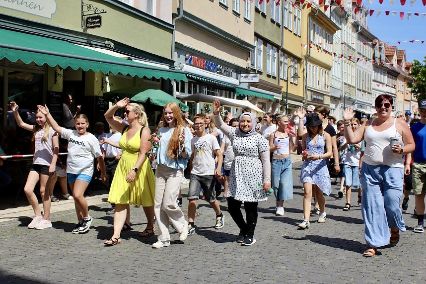 Brunnenfestumzug Bad Langensalza Teil 1