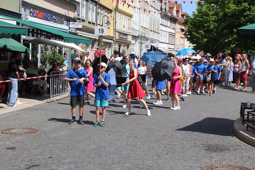 Brunnenfestumzug Bad Langensalza Teil 1