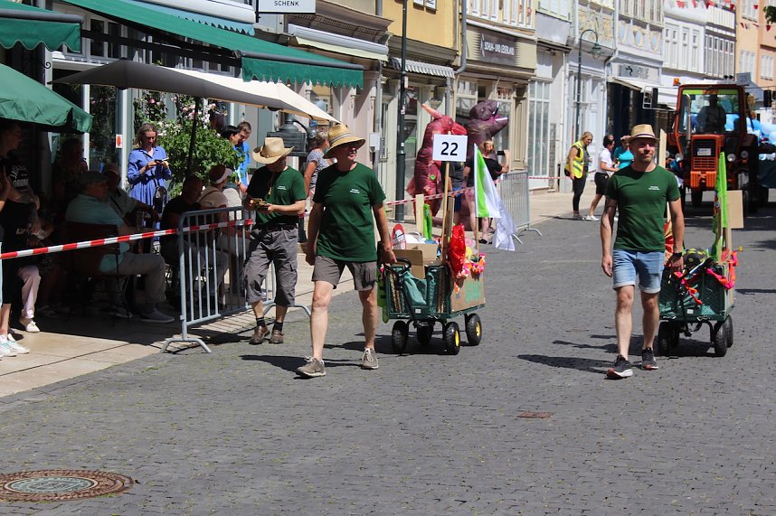 Brunnenfestumzug Bad Langensalza Teil 1