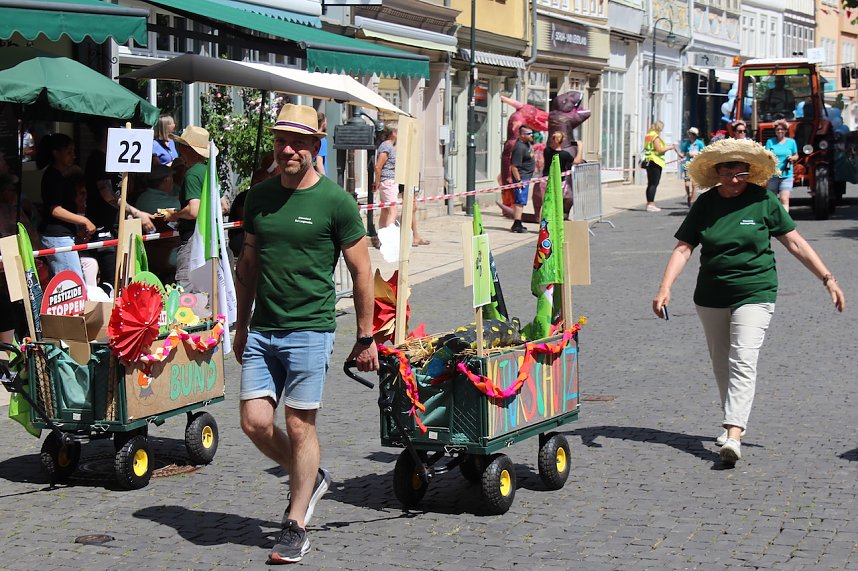 Brunnenfestumzug Bad Langensalza Teil 1