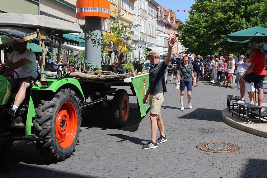 Brunnenfestumzug Bad Langensalza Teil 1