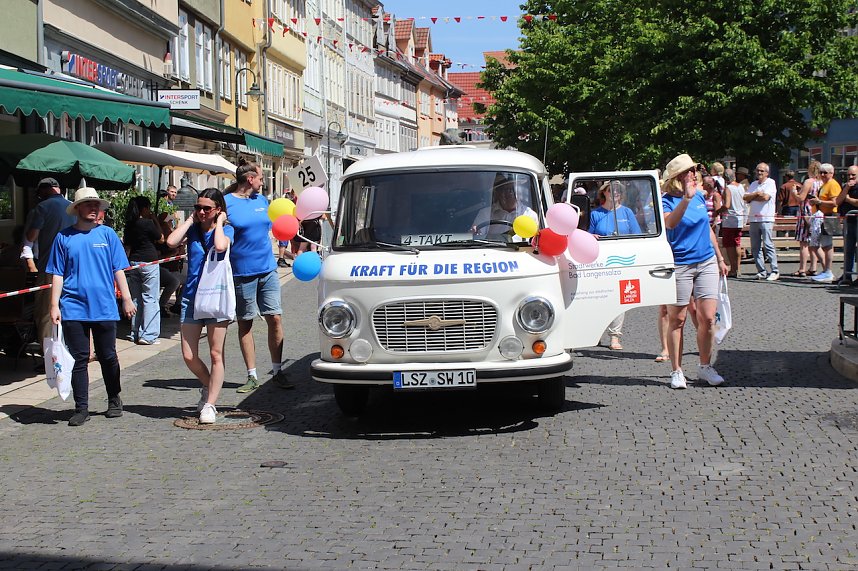 Brunnenfestumzug Bad Langensalza Teil 1