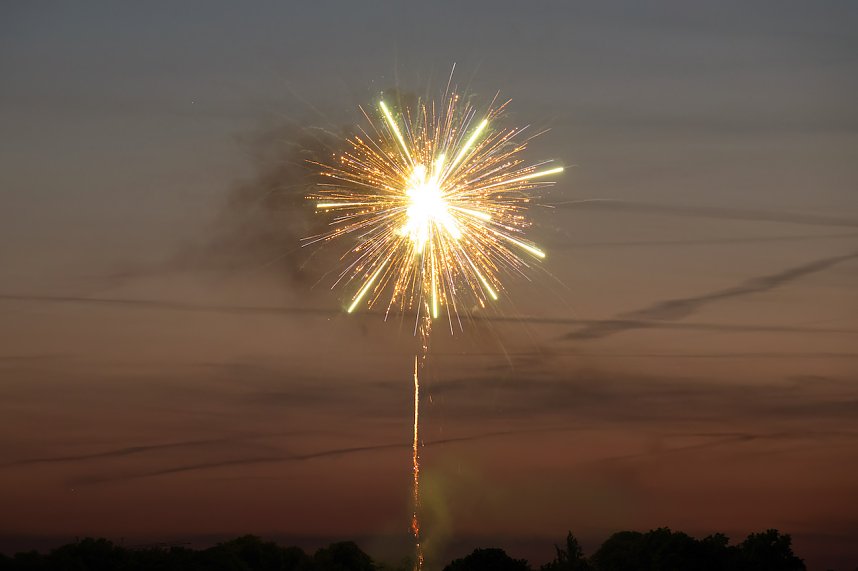 Gro&szlig;es Feuerwerk zum diesj&auml;hrigen Brunnenfest in Bad Langensalza