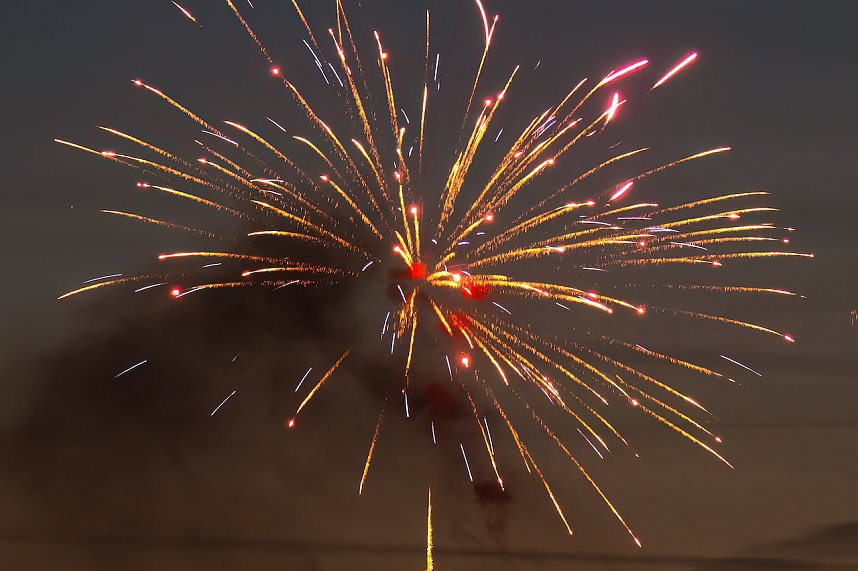 Gro&szlig;es Feuerwerk zum diesj&auml;hrigen Brunnenfest in Bad Langensalza