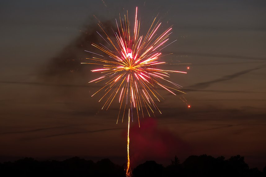 Gro&szlig;es Feuerwerk zum diesj&auml;hrigen Brunnenfest in Bad Langensalza
