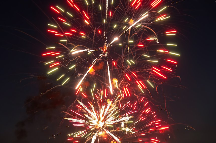 Gro&szlig;es Feuerwerk zum diesj&auml;hrigen Brunnenfest in Bad Langensalza