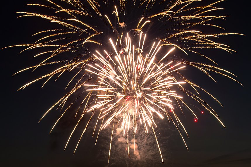 Gro&szlig;es Feuerwerk zum diesj&auml;hrigen Brunnenfest in Bad Langensalza