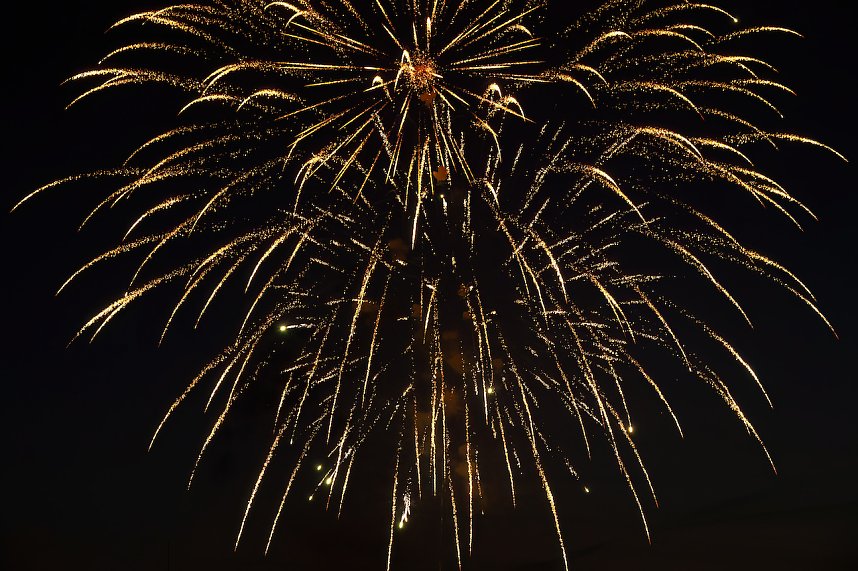 Gro&szlig;es Feuerwerk zum diesj&auml;hrigen Brunnenfest in Bad Langensalza