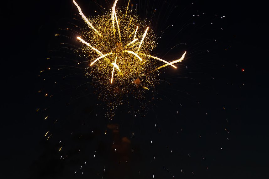 Gro&szlig;es Feuerwerk zum diesj&auml;hrigen Brunnenfest in Bad Langensalza