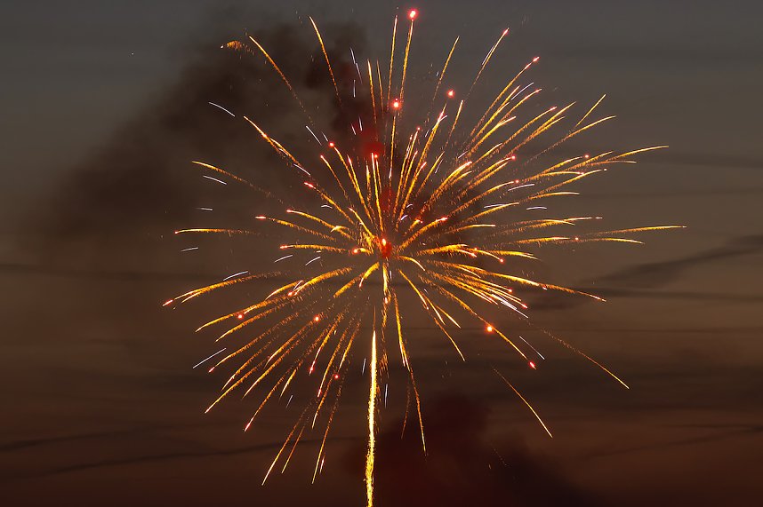 Gro&szlig;es Feuerwerk zum diesj&auml;hrigen Brunnenfest in Bad Langensalza