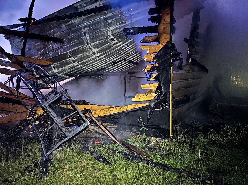 Laubenbrand in Allmenhausen