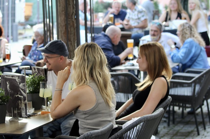 Karibikflair an Kirche und Gartenbeeten in Bad Langensalza