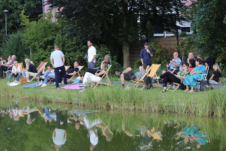 Tolle Stimmung im Rosengarten Bad Langensalza mit Reggae-Kl&auml;ngen