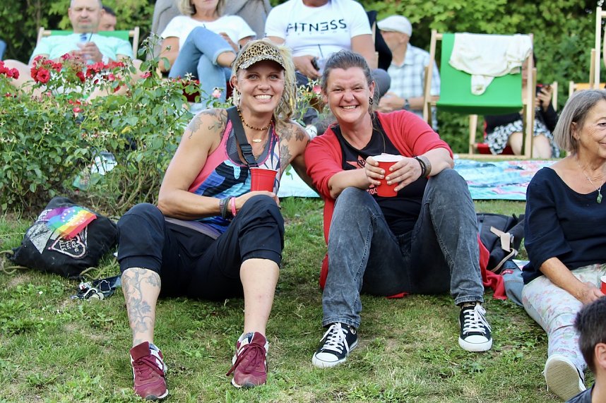 Tolle Stimmung im Rosengarten Bad Langensalza mit Reggae-Kl&auml;ngen