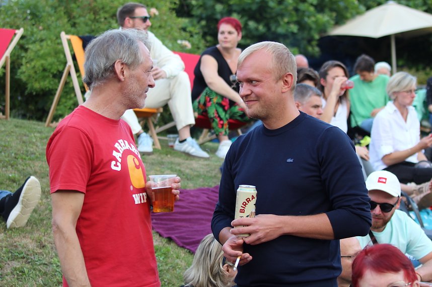 Tolle Stimmung im Rosengarten Bad Langensalza mit Reggae-Kl&auml;ngen
